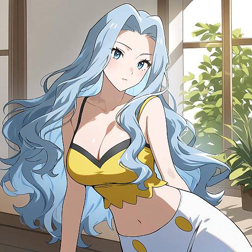 Illustration of Karen (pokemon), pokemon in the style of Mikeou