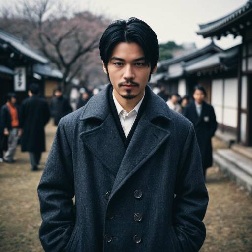 Realistic Gundham Tanaka Costume Outdoor Portrait