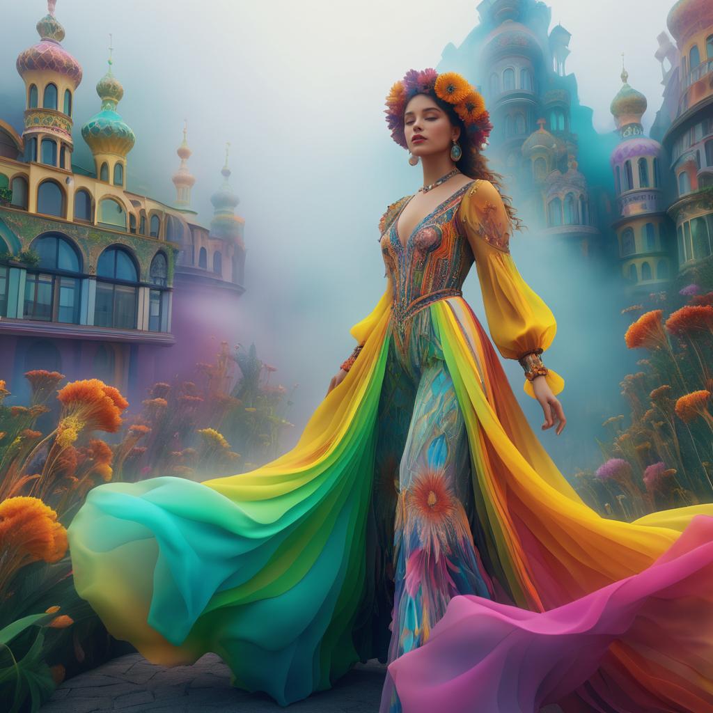 Vibrant 3D Bohemian Art Animation