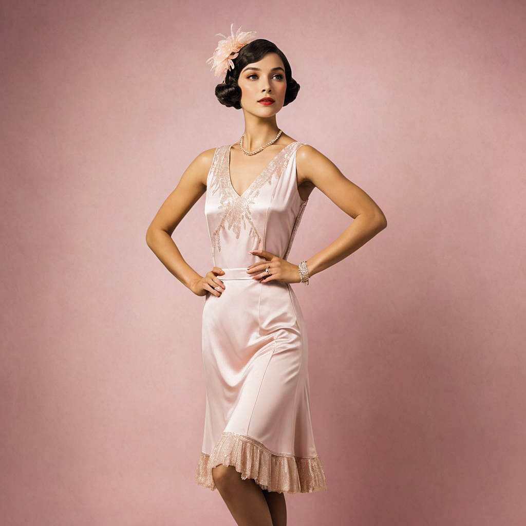 1920s Glamour: Charleston Dancer Portrait