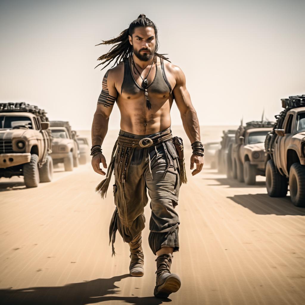 Cinematic Mad Max Jason Momoa Image