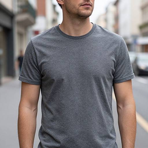 Realistic Urban Portrait of European Man