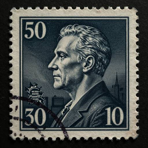 Cinematic Photorealistic Vintage Stamp