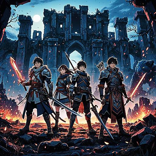 Mythic Hunters in Twilight Battlefield