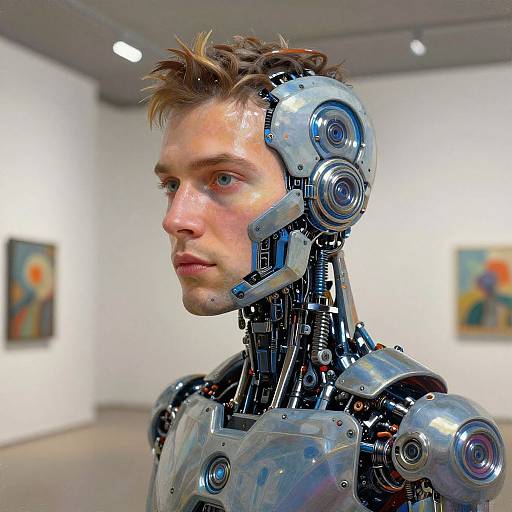 Cybernetic Human Portraits in Digital Art