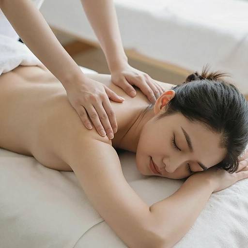 Serene Massage Experience in Soft Lighting