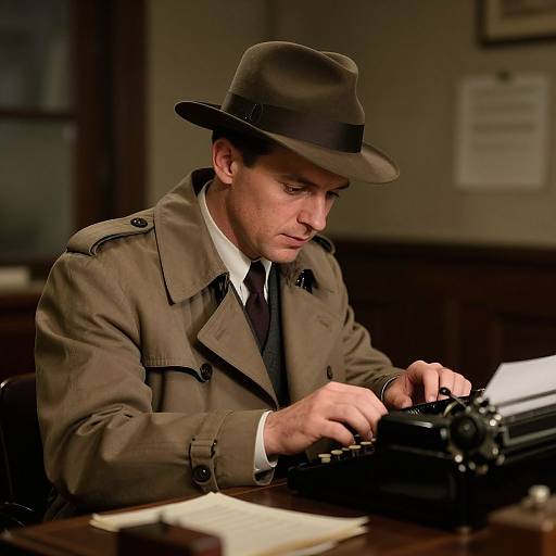 1940s Private Investigator Scene