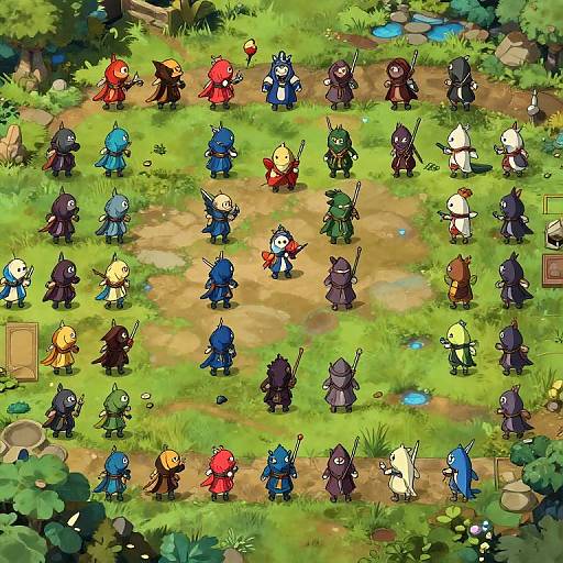 Fish People Warriors Spritesheet