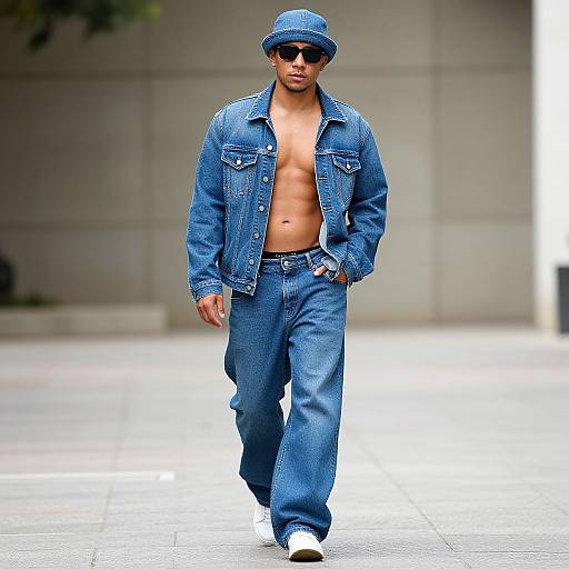 Adult Hip Hop Style Male Outfit