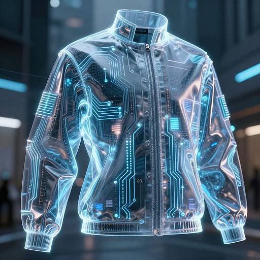 Futuristic Cyberpunk X-Ray Fashion