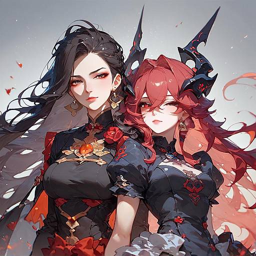 Neo-Traditional Japanese Female Dragonborn