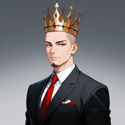 Calm Figure in Formal Attire Calm Figure in Formal Attire