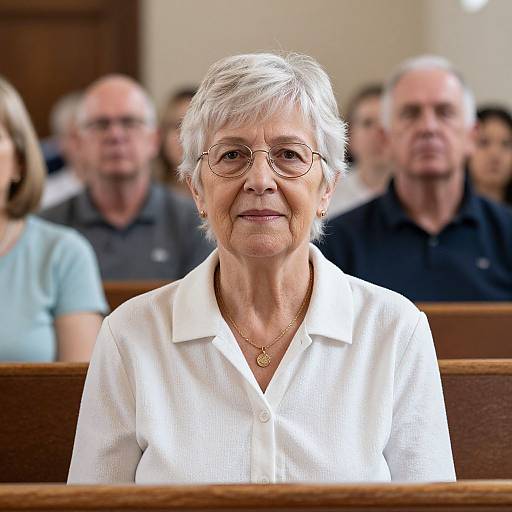Senior Woman in Sunday Best Portrait
