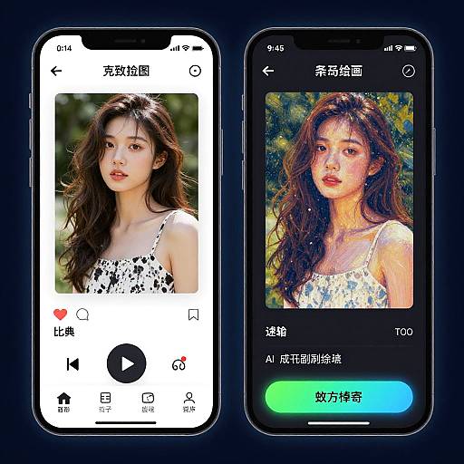 AI-Powered Photo to Digital Painting UI