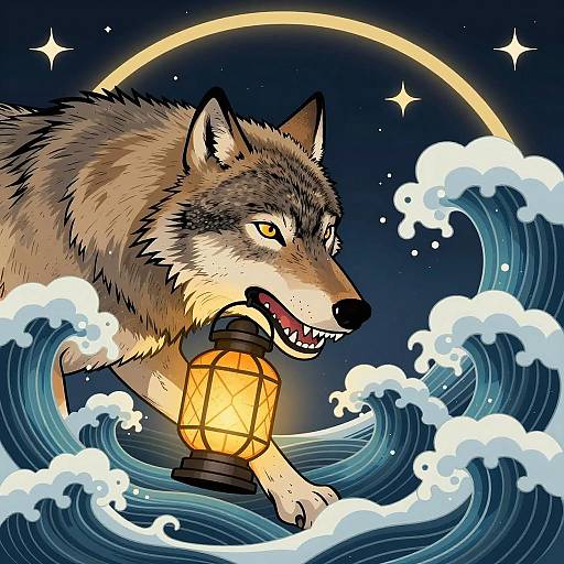 Dramatic Wolf Among Chaotic Elements