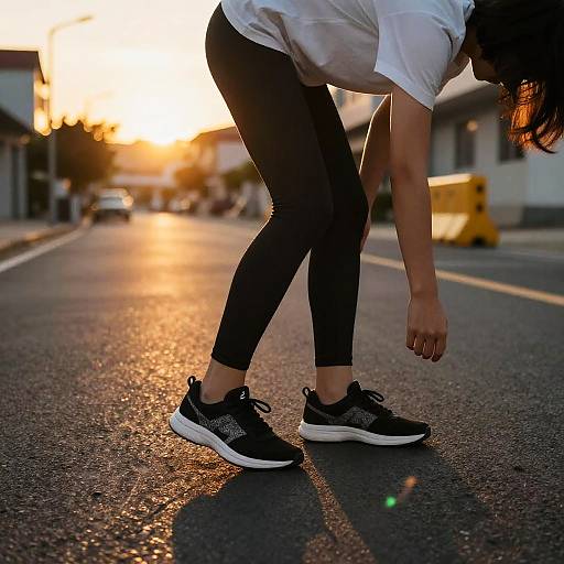 Sunset Road Stretch in White Shirt