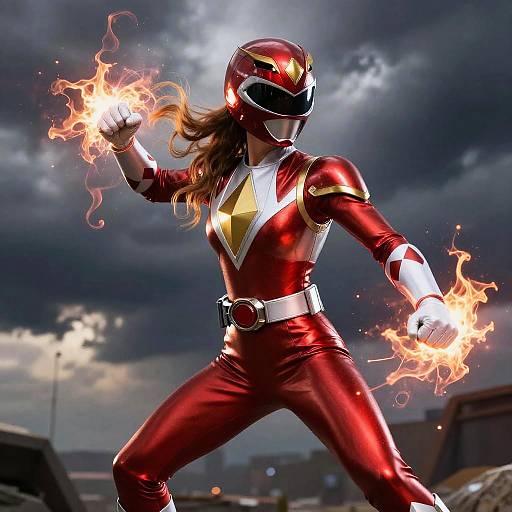 Natalie Portman as Red Power Ranger