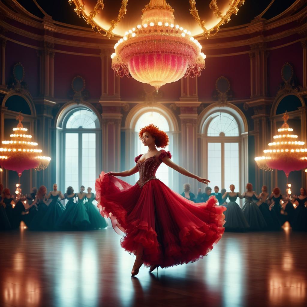 Enchanting Baroque Ballroom Dance Scene