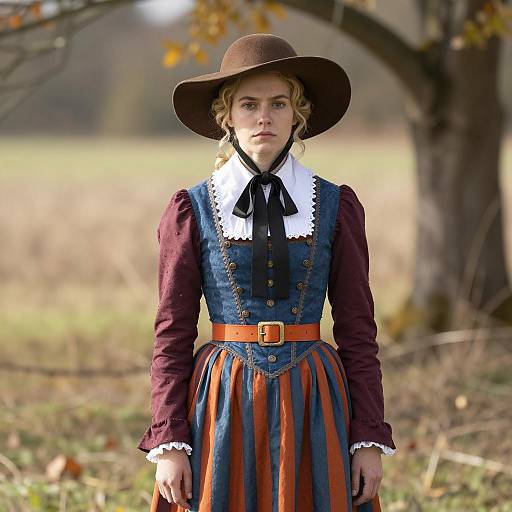 18th Century Woman in Historical Dress