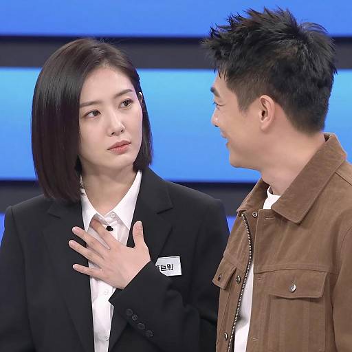 Professional Portrait of Two Diverse Individuals