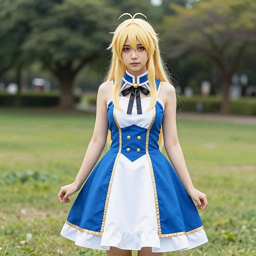 Fairy Tail Aries Cosplay in Park