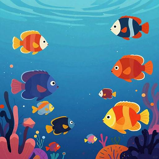 Whimsical Underwater Wonderland View