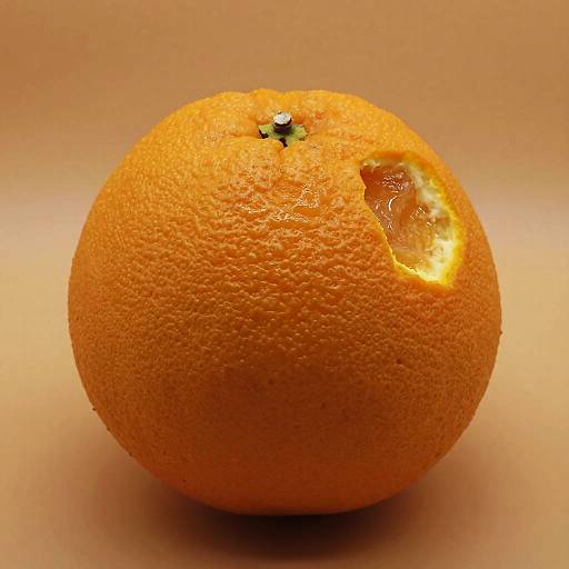 Close-Up of Bright Orange Fruit