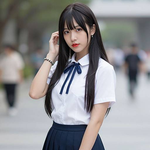 Realistic Mary Saotome School Cosplay