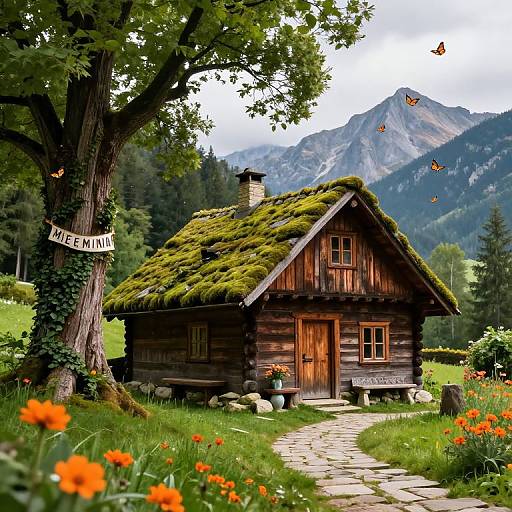 Rustic Cottage in Lush Forest
