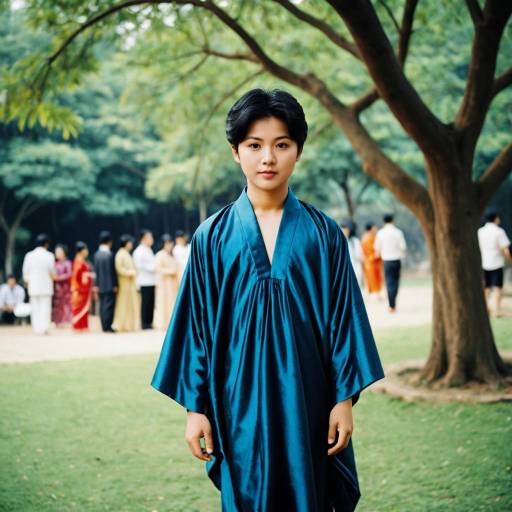 Realistic Solo Male in Kaftan Suit