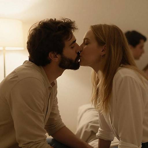 Intimate Moment: Ready to Kiss