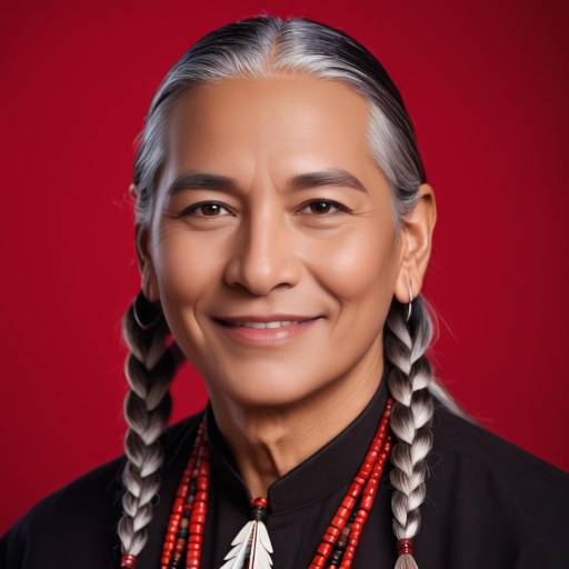 Gentle Portrait of a Native American Elder Gentle Portrait of a Native American Elder