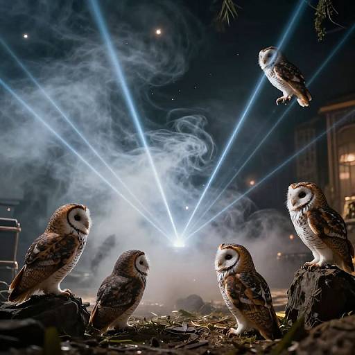 Surreal Owlpunk Owl Conference