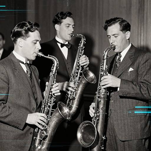 1930s Jazz Band Cyberpunk Filter