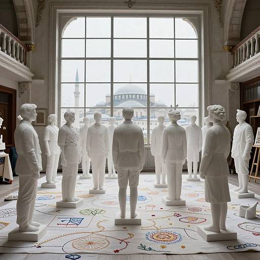 Cinematic Embroidery of Istanbul Sculptors