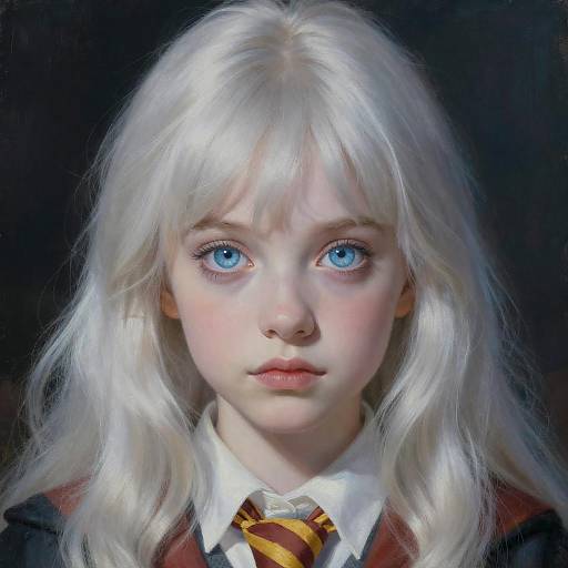 Luna Lovegood: Platinum White Portrait