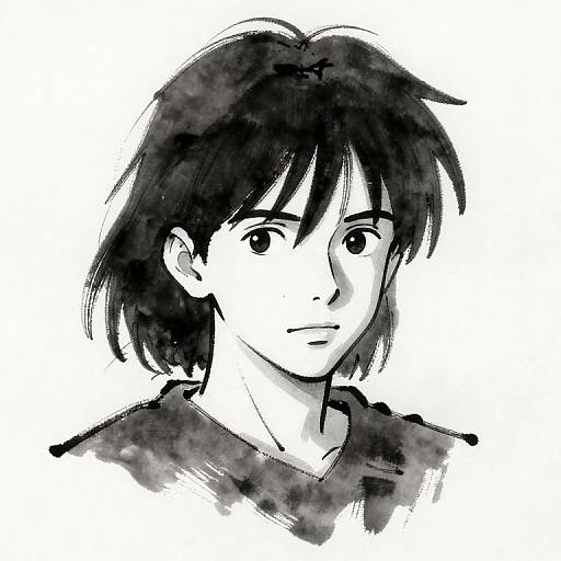 Skeumorphic Young Male Portrait