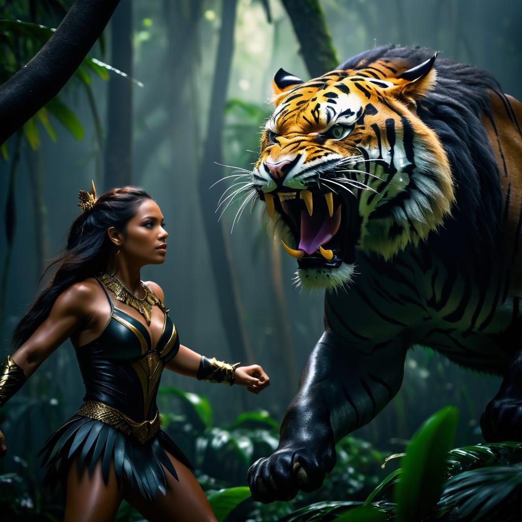 Epic Showdown: Forest Guardian vs Jungle Beast