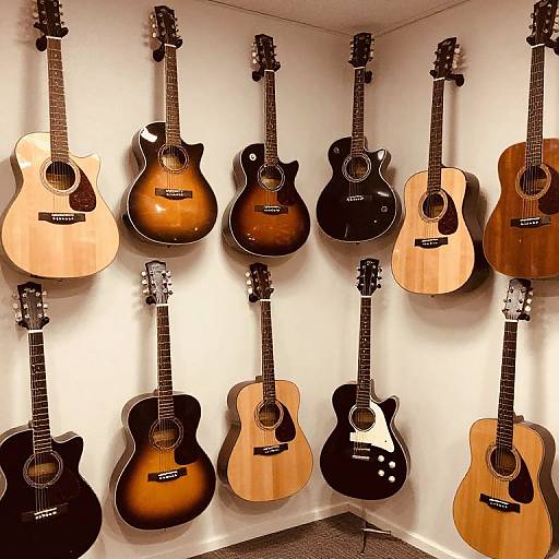 Cozy Guitar Room Interior Design