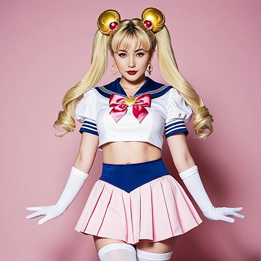 Realistic Sailor Moon Man Costume Design