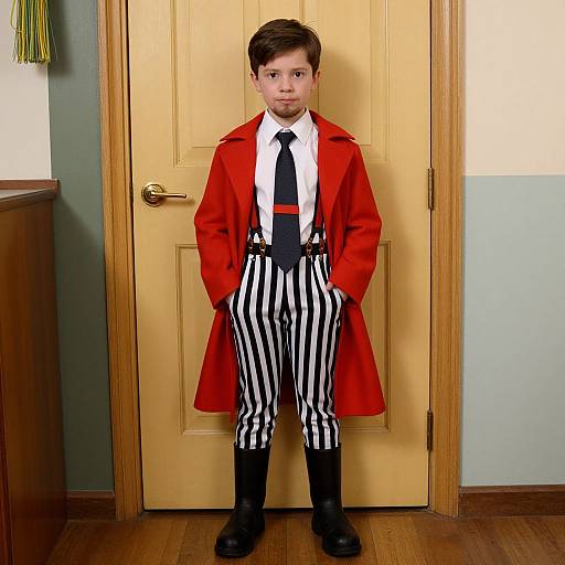 Clyde Kid Costume Full Body Portrait