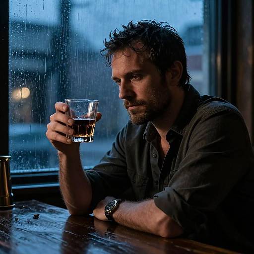 Moody Barfly in Twilight Scene