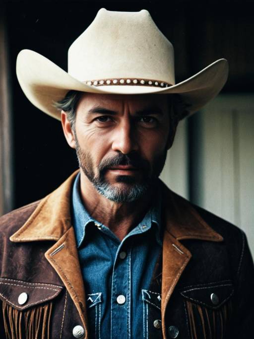 Cinematic Portrait of Cowboy Character