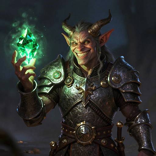 Handsome Goblin RPG Character Art