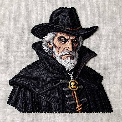 Gaunt Vampire Hunter Portrait