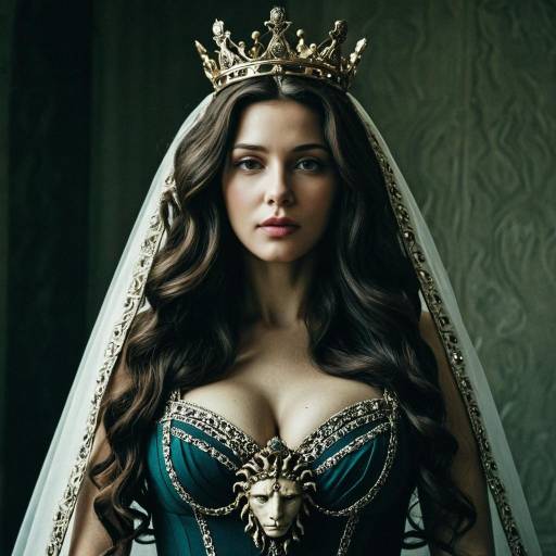 Regal Medusa: A Queen's Gaze