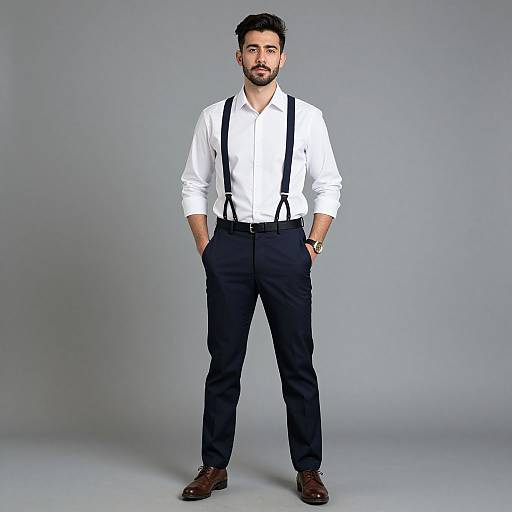 Man in Myers Costume Full Body