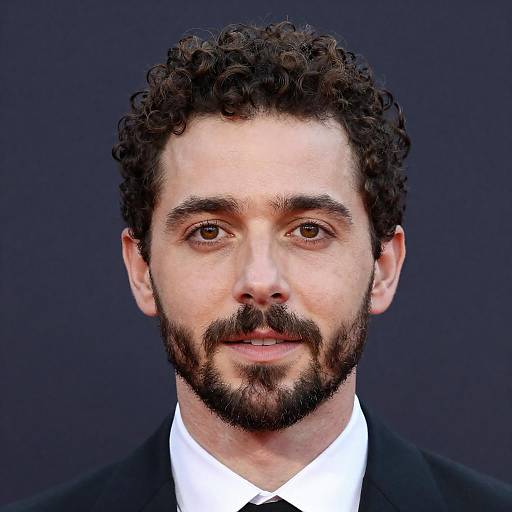 Intense Portrait of a Man in Suit