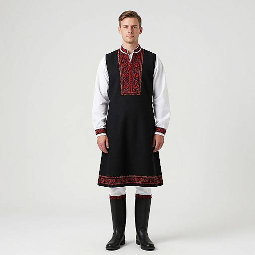 Norwegian Man in Traditional Costume