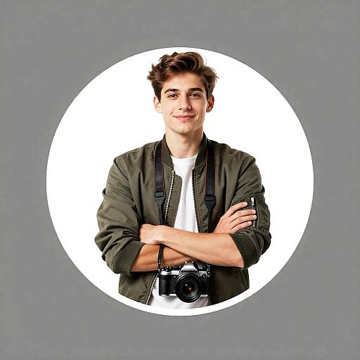 Neo-Minimalist Charismatic Street Photographer Logo